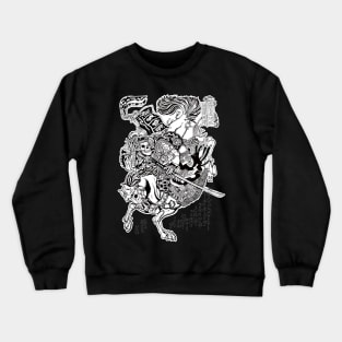 Samurai Zombie Crewneck Sweatshirt